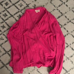 Sezane Abélia Blouse Rose Vif - Size 40